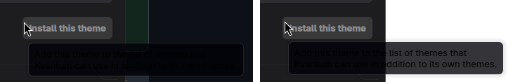 Buggy tooltips with black text over a black background.