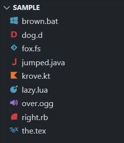 VSCode file icons